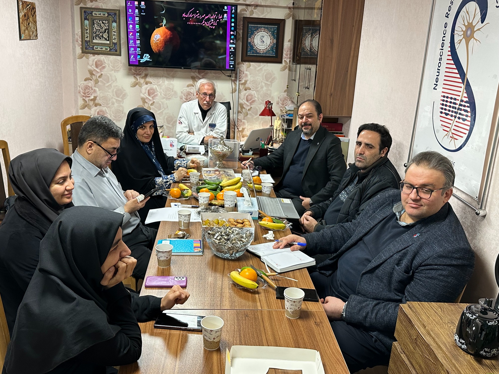 بازدید مدیر هماهنگی مراکز تحقیقاتی دانشگاه از مرکز تحقیقات علوم اعصاب دانشگاه علوم پزشکی ایران